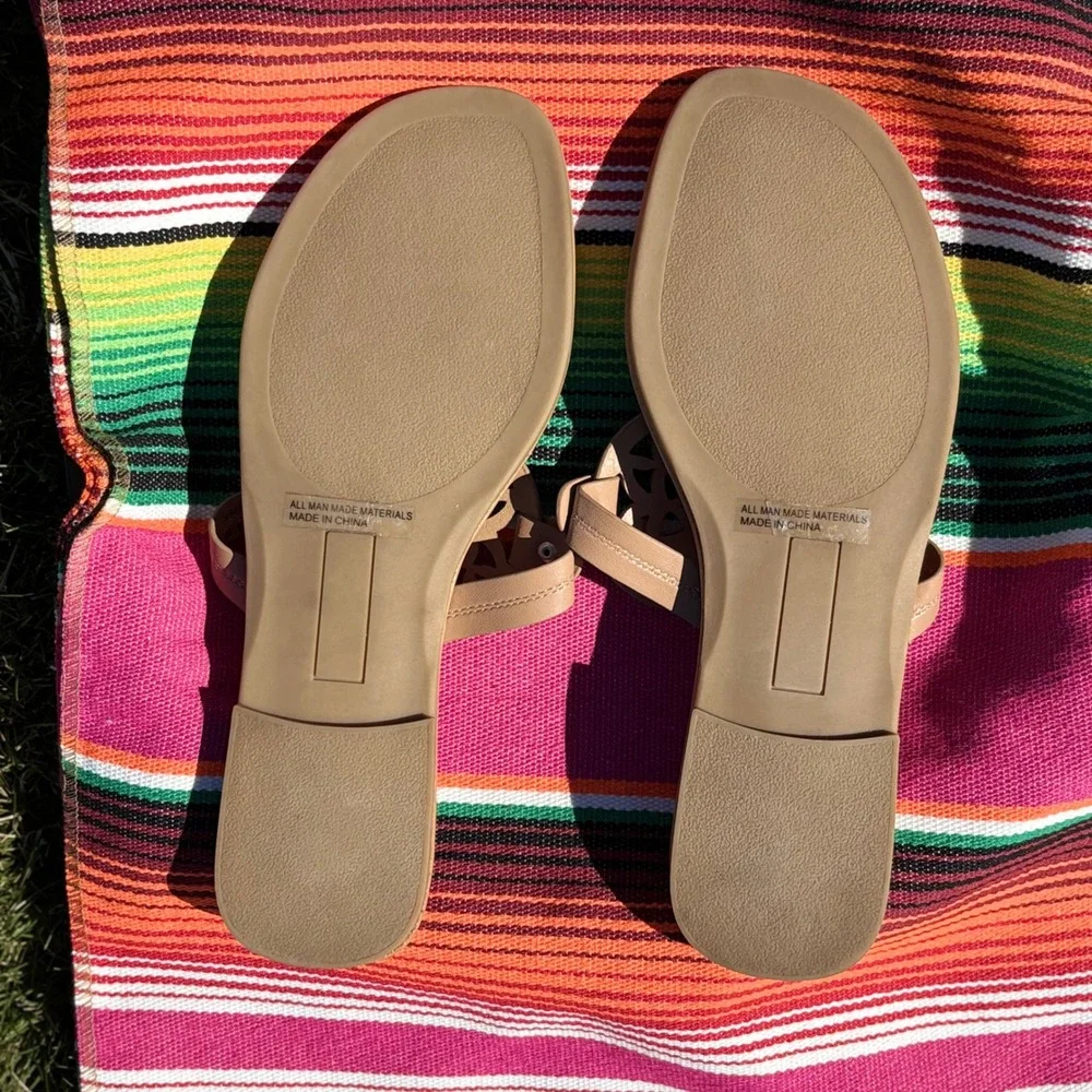 Sunshine In A Box Sz 9-10 Beach Pool Vacation Flats Zara, Dolce Vita & Mariella - Picture 11 of 11